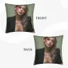 Coussin Décoratif Doux avec Motif de Femme Art Nouveau - Okomall