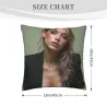 Federa per cuscino in peluche con motivo femminile - Okomall