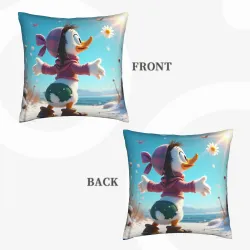 Cute Plush Pillow Cover - Forest Path | OkOmall