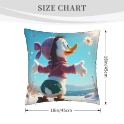 Cute Plush Pillow Cover - Forest Path | OkOmall