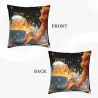 Housse de coussin en peluche 'Lueur de rêve' - Okomall