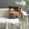 Funda de cojín de peluche 'Sueño de luz' - Okomall