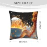 Funda de cojín de peluche 'Sueño de luz' - Okomall