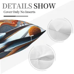 Dreamy Flow of Light Plush Pillow Cover - Okomall