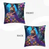 Housse de Coussin en Peluche à Motifs Floraux Rêverie - okomall