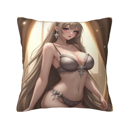 Dreamy Girl Plush Pillow Cover - Okomall