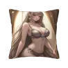 Housse de coussin en peluche Fille de rêve - Okomall