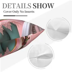 夢のような花柄ぬいぐるみクッションカバー - 18x18インチ | OKOMALL