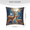 Funda de cojín de peluche Elfo del Bosque - 18x18 pulgadas | Okomall