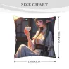 日式和風美人毛絨抱枕套 - Okomall