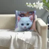 꿈의 고양이 털 인형 쿠션 커버 - Okomall