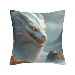 Dragon Scale Plush Pillow Cover - Okomall