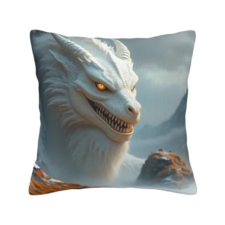 Dragon Scale Plush Pillow Cover - Okomall