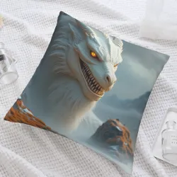 Dragon Scale Plush Pillow Cover - Okomall