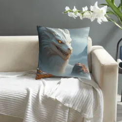 Dragon Scale Plush Pillow Cover - Okomall
