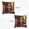 Housse de coussin en peluche pour fille mignonne - Okomall