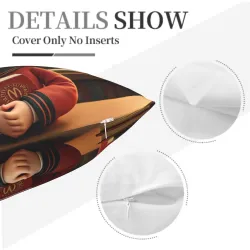 Cute Girl Plush Pillow Cover - Okomall