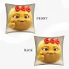 귀여운 카툰 플러시 쿠션 커버 - 18x18인치 | OKOMALL