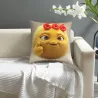 غلاف وسادة محشو من الفرو الكرتوني اللطيف - 18 × 18 بوصة | OKOMALL