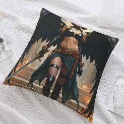 Funda de Almohada de Peluche de la Valkiria de la Noche - OkOmall