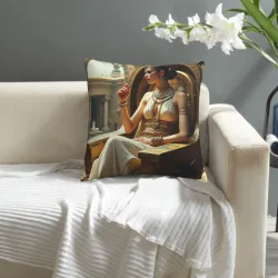 Egyptian Queen Plush Pillow Cover - Okomall