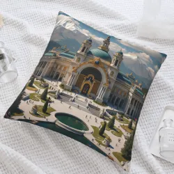 Exquisite Palace Garden Plush Pillow Cover - Okomall