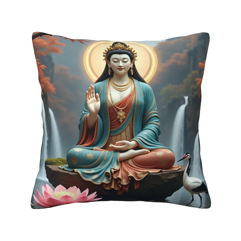 Coperta di cuscino con Buddha Avalokiteshvara - Okomall