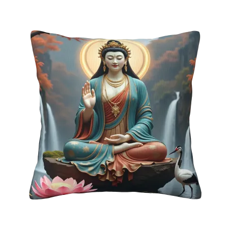 Coperta di cuscino con Buddha Avalokiteshvara - Okomall