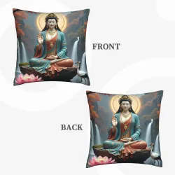 Funda de cojín con Buda Avalokiteshvara - Okomall