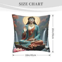 Zen Avalokiteshvara Lotus Kissenbezug - Okomall
