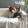 Funda de cojín de felpa con diseño de belleza de doble cara - Okomall