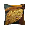 Funda de cojín con textura de gotas de agua - Okomall