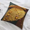 Funda de cojín con textura de gotas de agua - Okomall