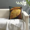 Funda de cojín con textura de gotas de agua - Okomall