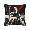 Fodera di Cuscino in Peluche con Motivo di Ragazza Fashion - Okomall
