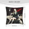 Housse de Coussin en Peluche Motif Fille Fashion - Okomall