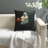 Cuscino in peluche con ritratto femminile bellissimo a doppio lato - Okomall