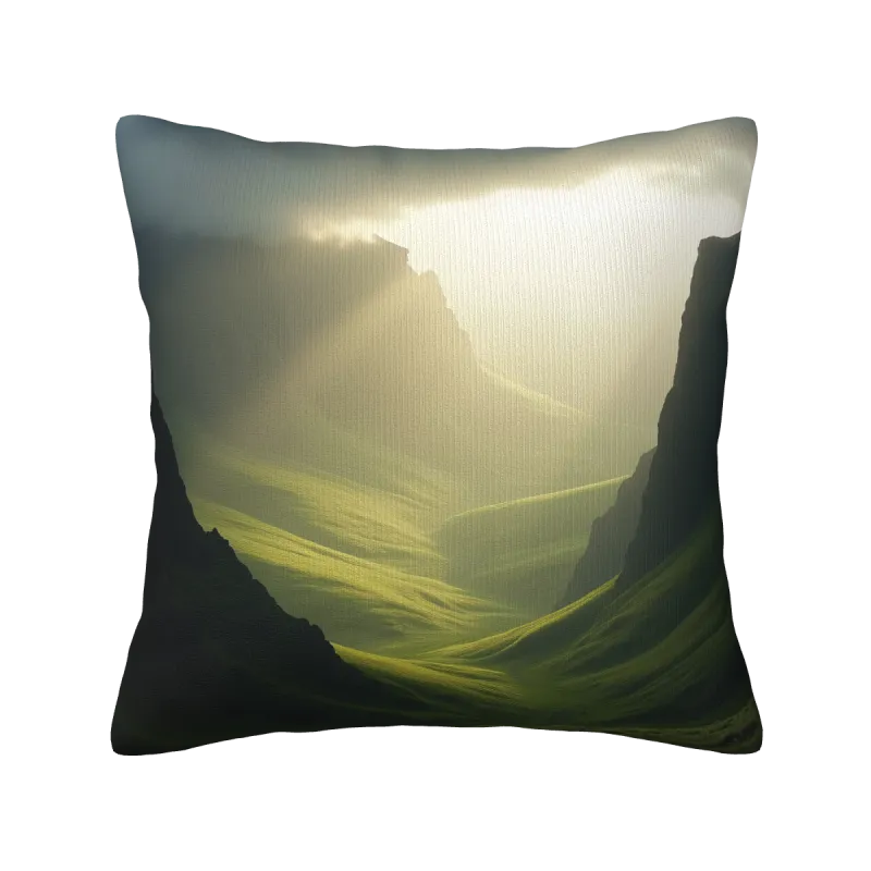 Cuscino in peluche astratto 'Flusso di luce' - Okomall