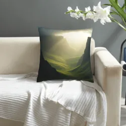 Cuscino in peluche astratto 'Flusso di luce' - Okomall