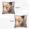 Funda de cojín Jinxiu Meiren - 18x18 pulgadas | Okomall