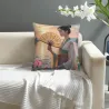 锦绣美人抱枕套 - 18x18英寸 | Okomall