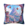 Funda de cojín de felpa de jardín de ensueño - Okomall