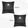 Housse de coussin en peluche Forêt Silencieuse - OkOmall