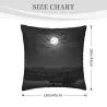 Housse de coussin en peluche Forêt Silencieuse - OkOmall