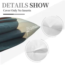 Funda de cojín de peluche con diseño abstracto de mujer en ambas caras - Okomall