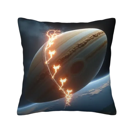 星空閃電毛絨抱枕套 - Okomall
