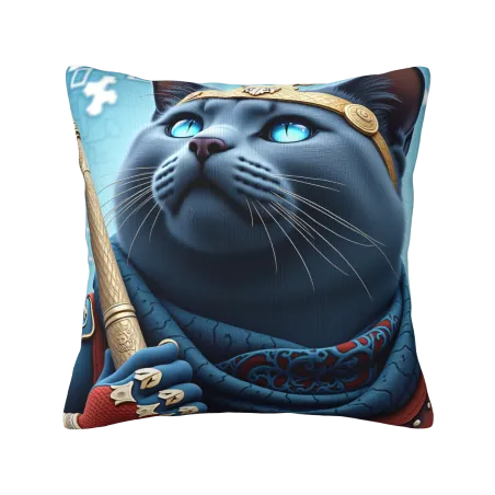 Housse de coussin en peluche à motif double face - 18x18 pouces | Okomall