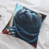 Housse de coussin en peluche à motif double face - 18x18 pouces | Okomall