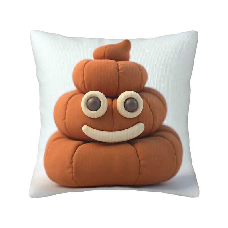 Copri-cuscino in peluche con emoji carini - Okomall