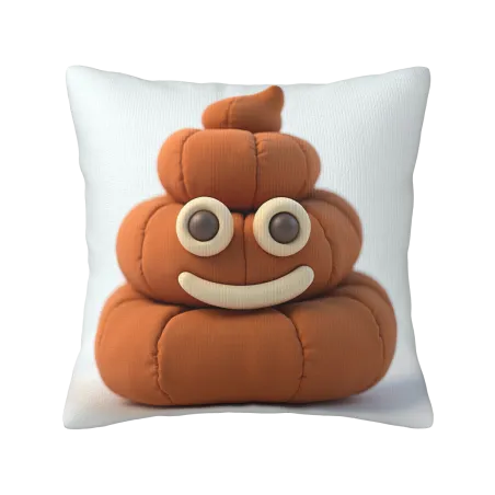 Copri-cuscino in peluche con emoji carini - Okomall